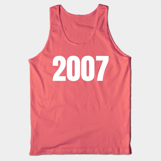 2007 Tank Top by blueduckstuff